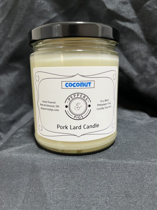 Pork Lard Candles, Hand Poured - Image 8