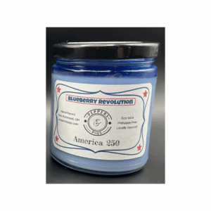 Lard Candles, Hand Poured 7.5 oz - Blueberry Revolution