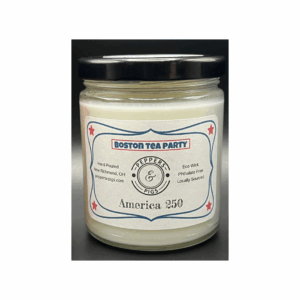 Lard Candles, Hand Poured 7.5 oz - Boston Tea Party
