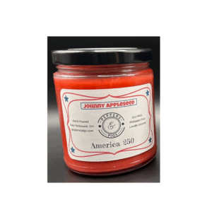 Lard Candles, Hand Poured 7.5 oz - Johnny Appleseed